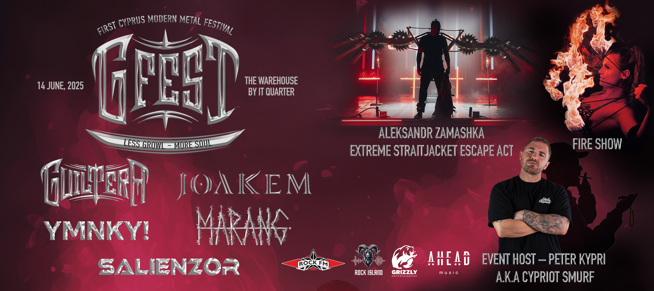 GFEST — первый фестиваль современного метала на Кипре! GFEST — первый фестиваль современного метала на Кипре!