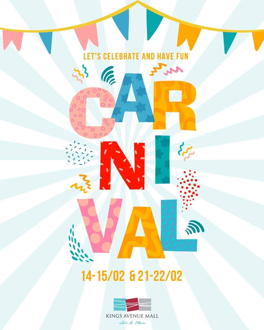 Карнавальные развлечения в Kings Avenue Mall Paphos