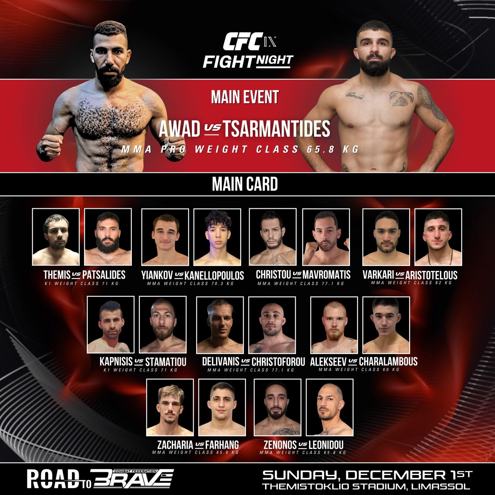 MMA бои в Лимассоле