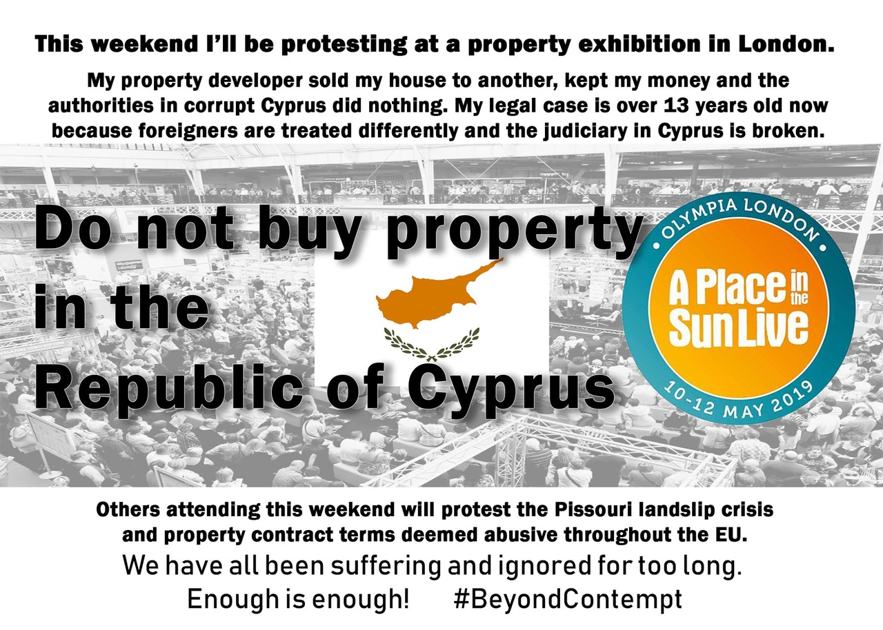 Не покупайте жилье на Кипре! Скандал на выставке элитной недвижимости в Лондоне: фото 2