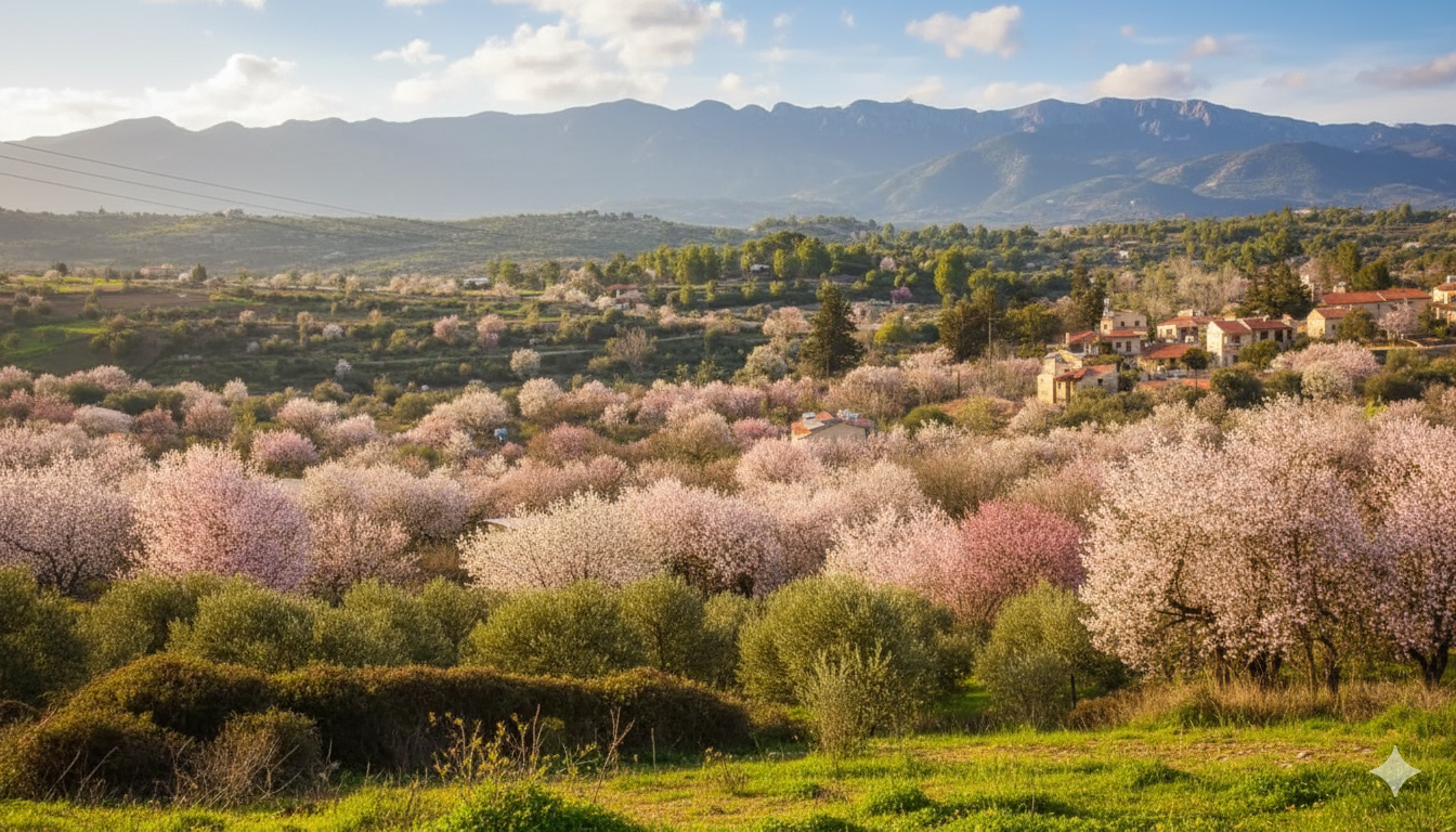 цветение миндаля