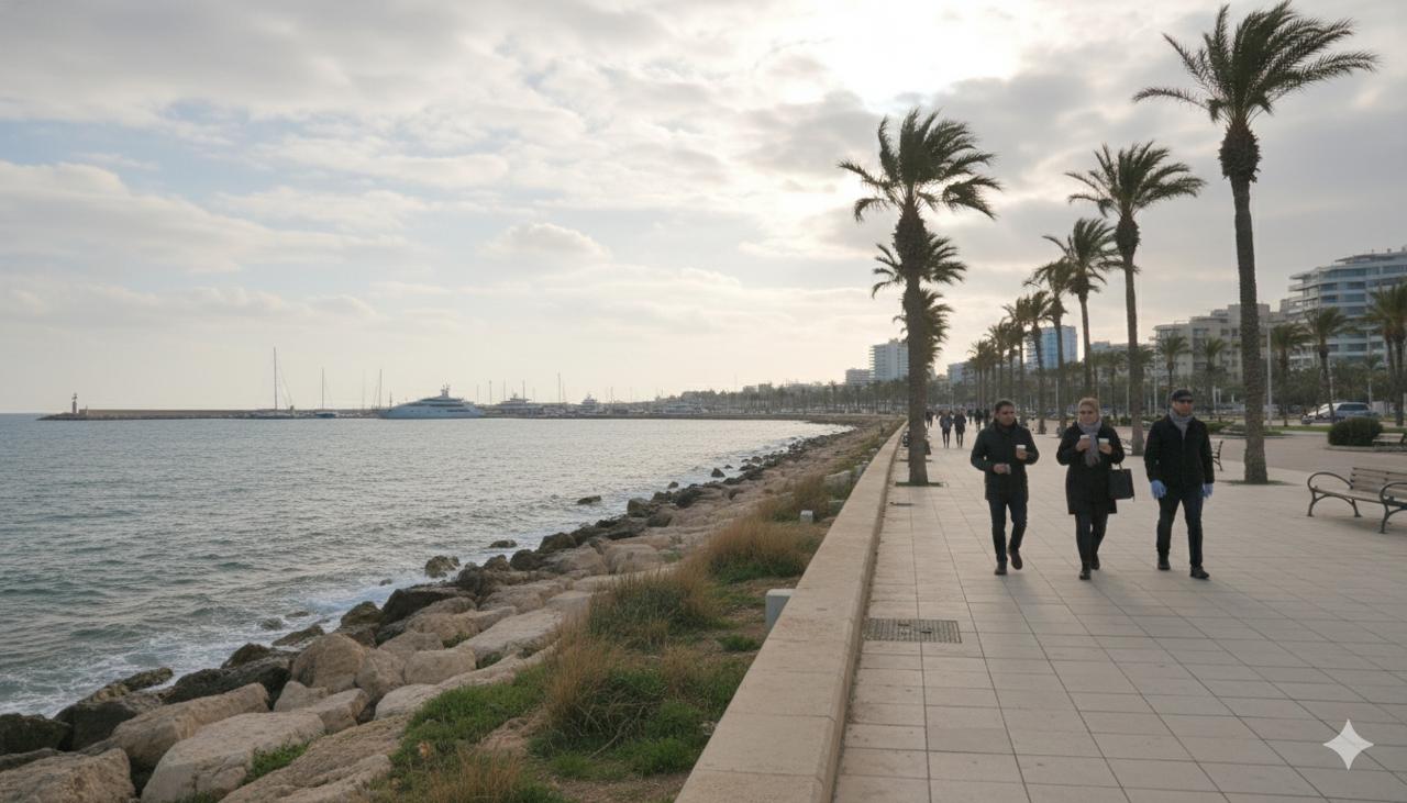 зима на Кипре