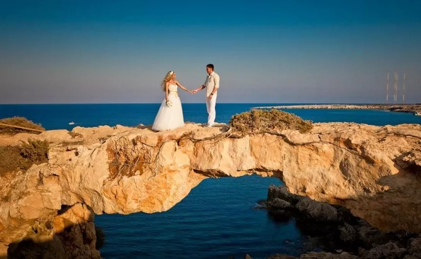 Свадебная церемония на Кипре - мыс Каво Греко