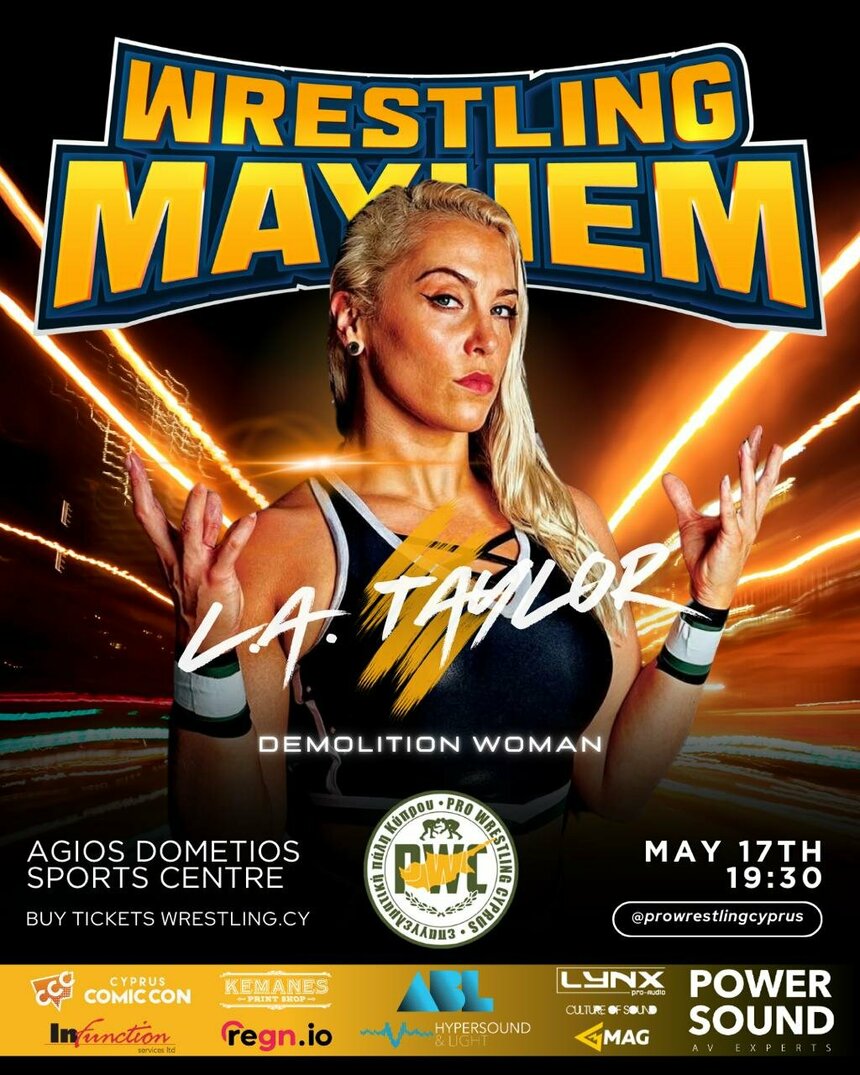 На ринг в Никосии выйдут крупнейшие звезды мирового рестлинга “Wrestling Mayhem”: фото 4 На ринг в Никосии выйдут крупнейшие звезды мирового рестлинга “Wrestling Mayhem”: фото 4