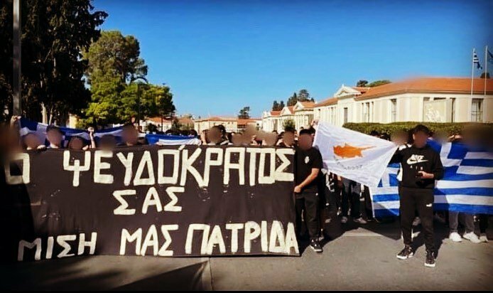 На Кипре, Крите и в Греции прошли митинги против турецкой оккупации Кипра: фото 4