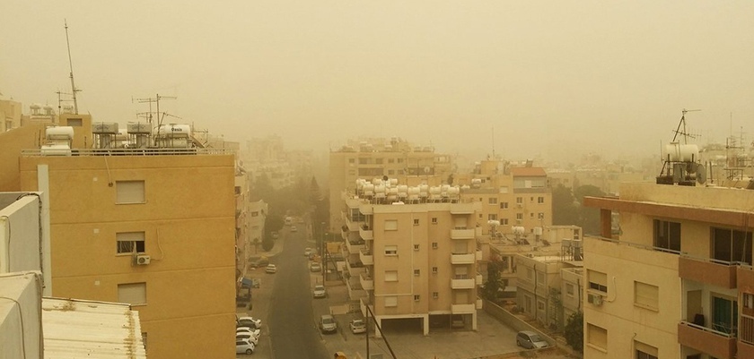 Погода на Кипре : утром - пыль, вечером - дождь: фото 2