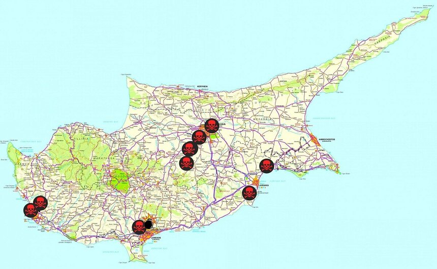 Полиция презентовала жителям криминальную карту Кипра: фото 2