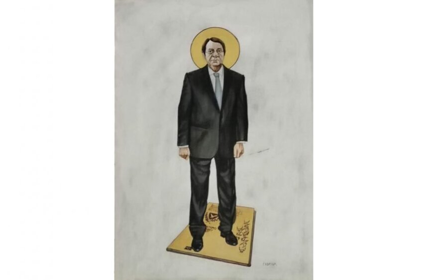 Скандальный кипрский художник изобразил святого Никоса: фото 2