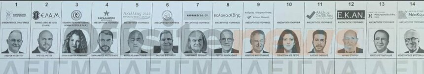 Образец избирательного бюллетеня на выборах президента Кипра вызвал скандал: фото 2