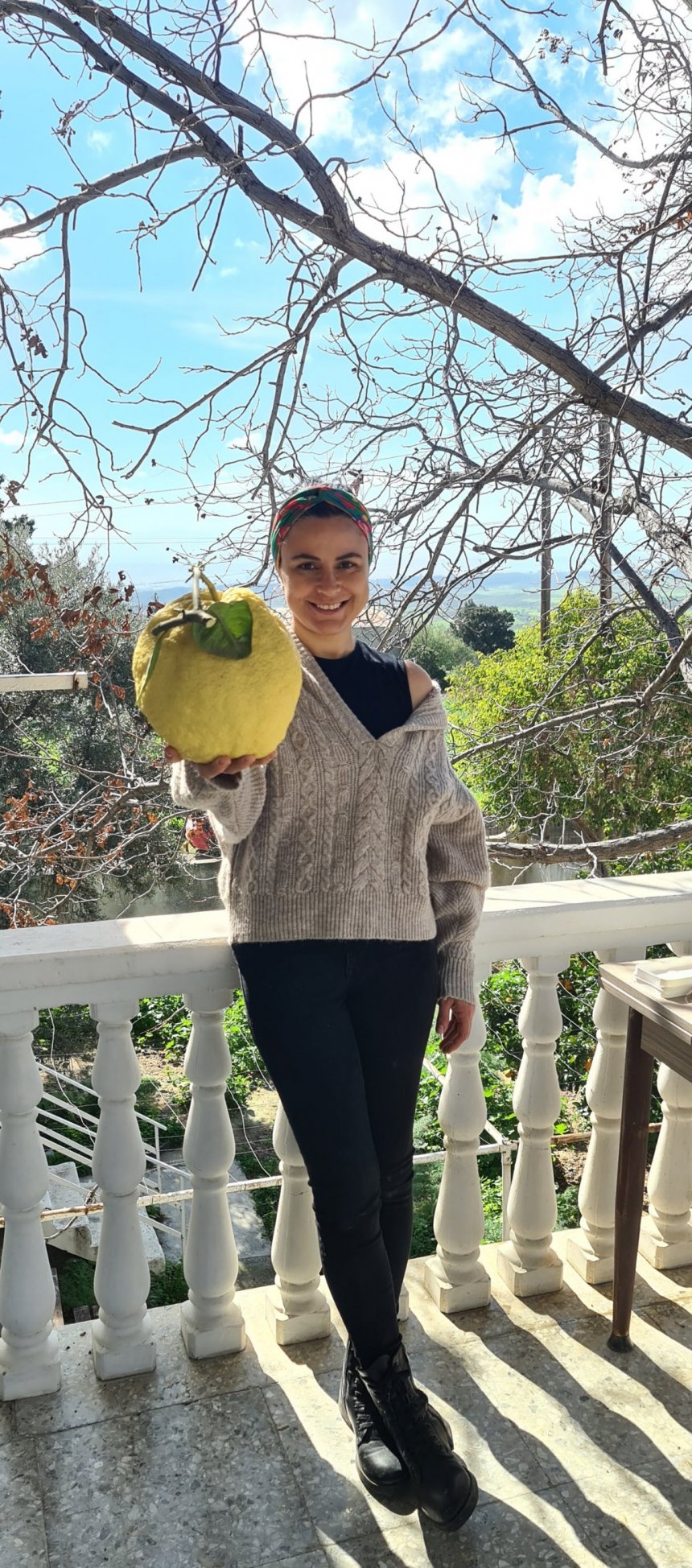 На Северном Кипре вырос гигантский лимон: фото 4