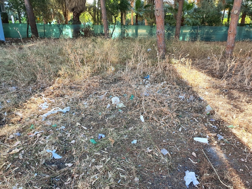 Парк Дасуди в Лимассоле снова зарастает мусором: фото 8
