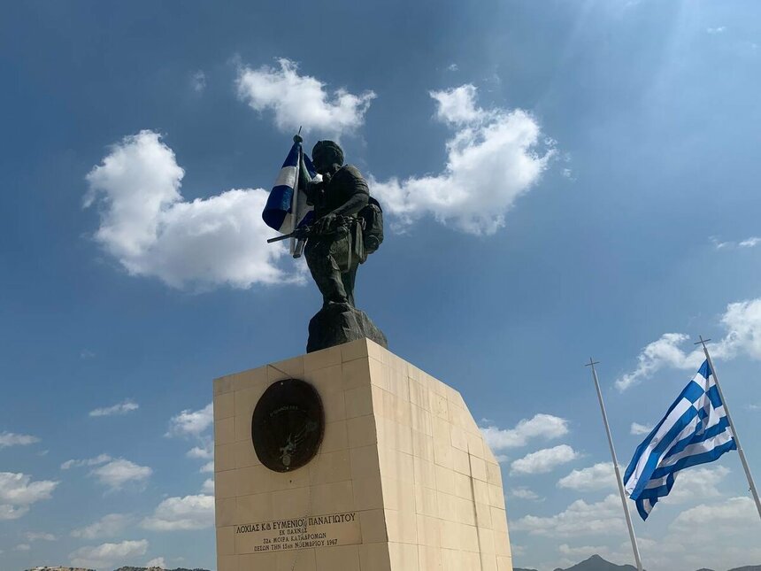 Памятник десантникам Эвмениоса Панайоту и битва при Кофину 1967 года: фото 5