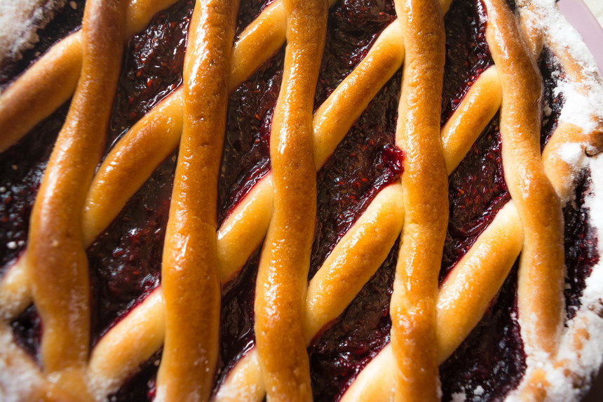 Кипрский пирог с ягодным джемом - Паста Флора: фото 11