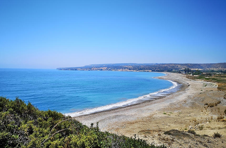 Пляж Авдиму - немноголюдный и уникальный пляж на морском побережье Кипра! : фото 14