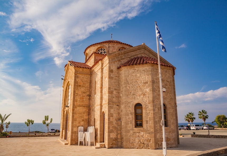Храм Святого Георгия на мысе Дрепано на Кипре : фото 2