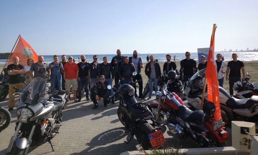 На Кипре прошел мотопробег, посвящённый 75-летию Великой Победы: фото 18
