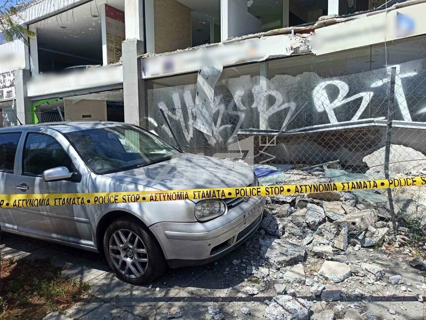 В Лимассоле снова рухнул балкон!: фото 3