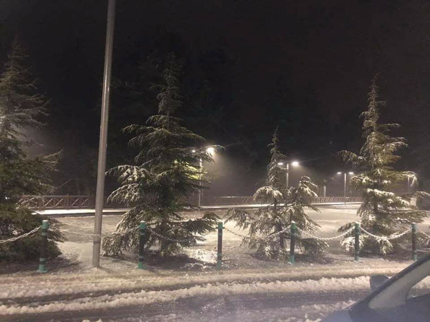 Троодос в канун Рождества засыпало снегом: фото 5