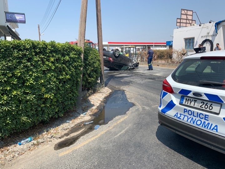 Полиция Кипра выясняет причины странной автокатастрофы в Никосии: фото 2
