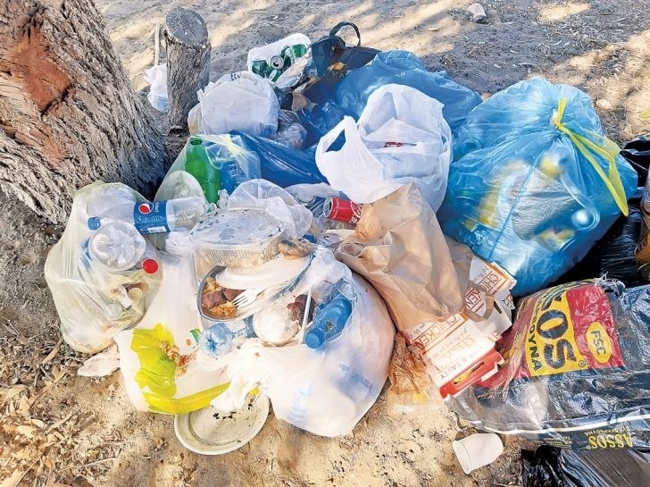 Побережье Ларнаки утонуло в мусоре после празднования Успения Пресвятой Богородицы: фото 2