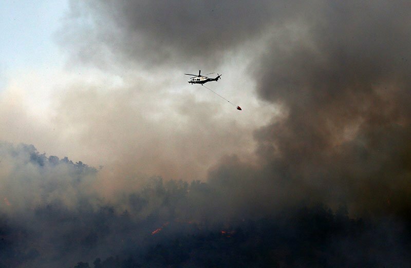 На Кипре бушует сильный пожар: фото 5