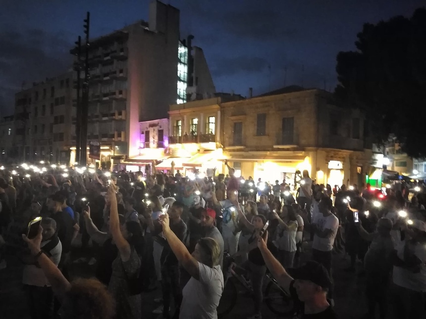 В Никосии прошла очередная акция против карантинных мер: фото 7