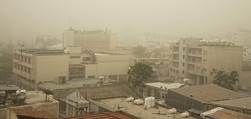 Погода на Кипре : утром - пыль, вечером - дождь: фото 3