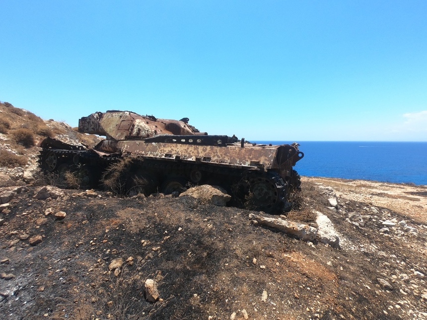Заброшенные британские танки на Кипре. Последние экземпляры: фото 5