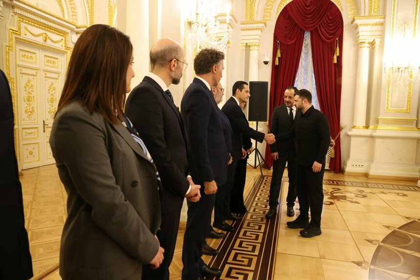 Президент Кипра Никос Христодулидис проводит переговоры с президентом Украины Владимиром Зеленским в Киеве: фото 3