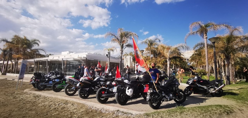 На Кипре прошел мотопробег, посвящённый 75-летию Великой Победы: фото 12