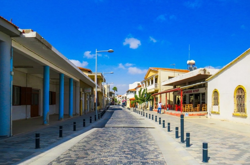 Улицы кипрской деревушки Кити