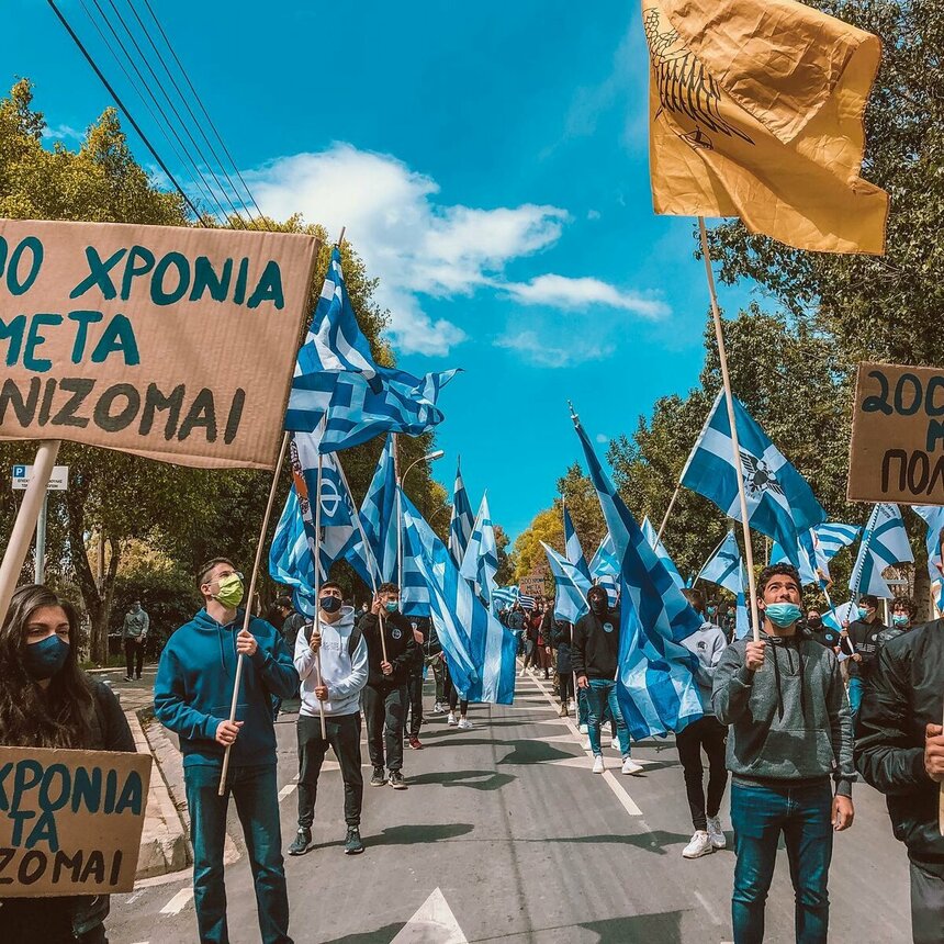 ​В Лимассоле и Никосии прошли шествия, посвященные 200-летию начала греческой революции 1821 года: фото 8