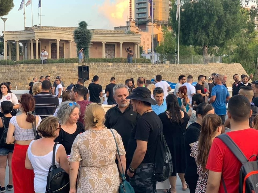 В Никосии прошла очередная акция против карантинных мер: фото 12