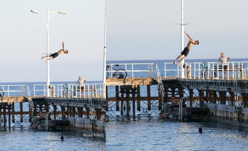 Смертельно-опасные трюки на набережной Лимассола: фото 3