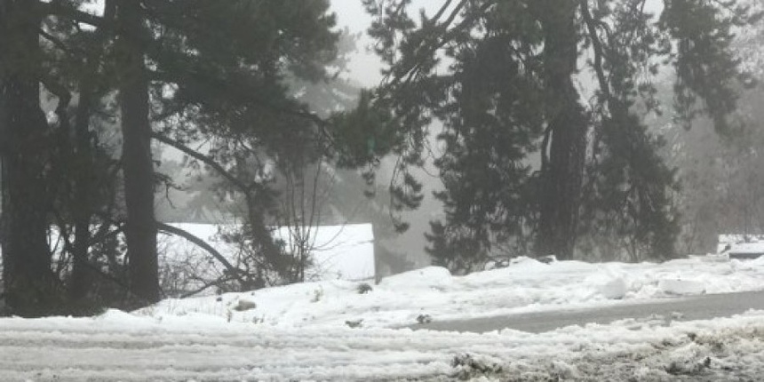 Троодос в канун Рождества засыпало снегом: фото 6