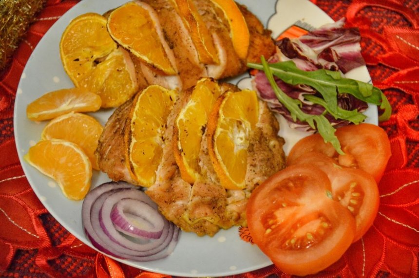 Новогодний рецепт филе индейки в мандариново-медовом маринаде: фото 33