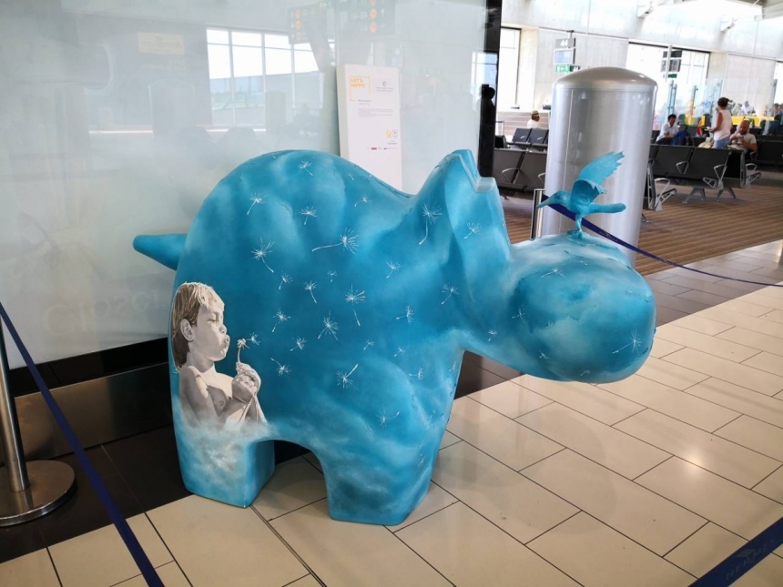 Акция «Let's Hippo together» переместилась в аэропорт Ларнаки: фото 2