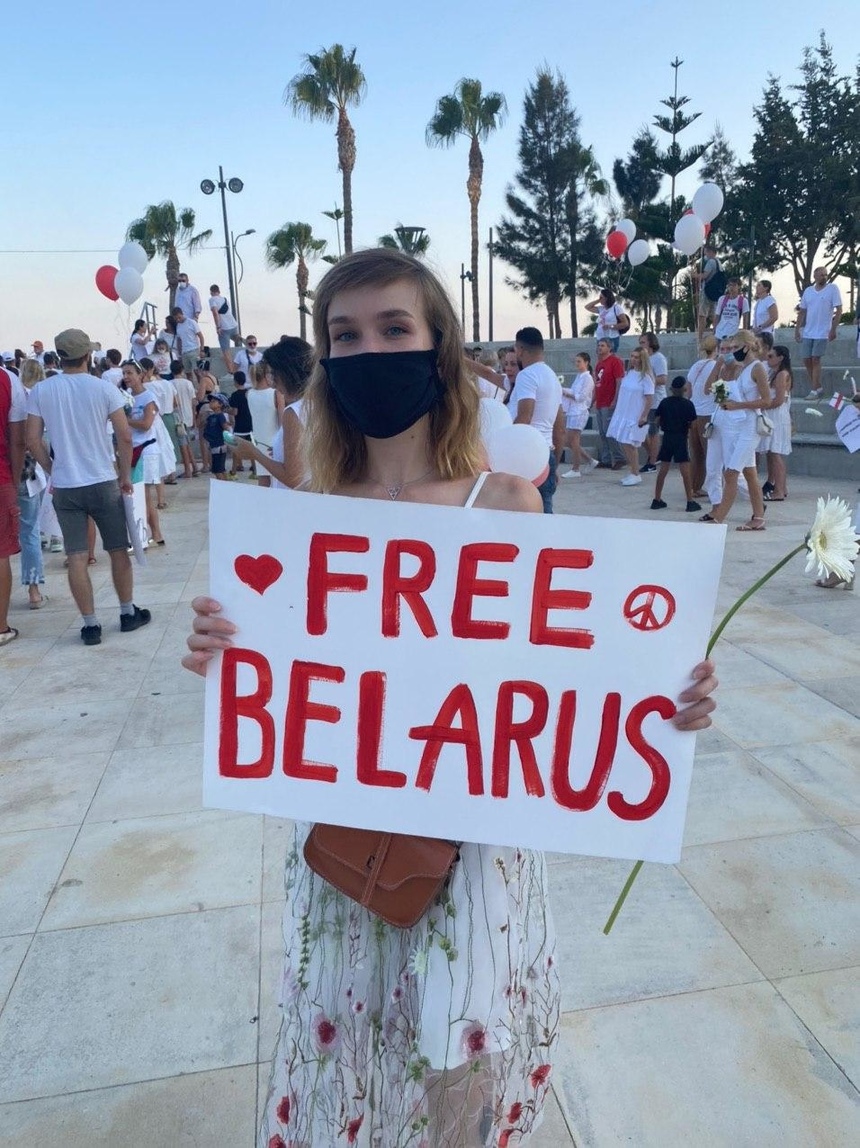 На Кипре прошли акции солидарности с жителями Беларуси: фото 48