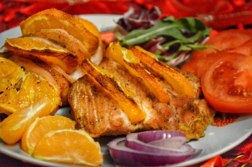 Новогодний рецепт филе индейки в мандариново-медовом маринаде: фото 27