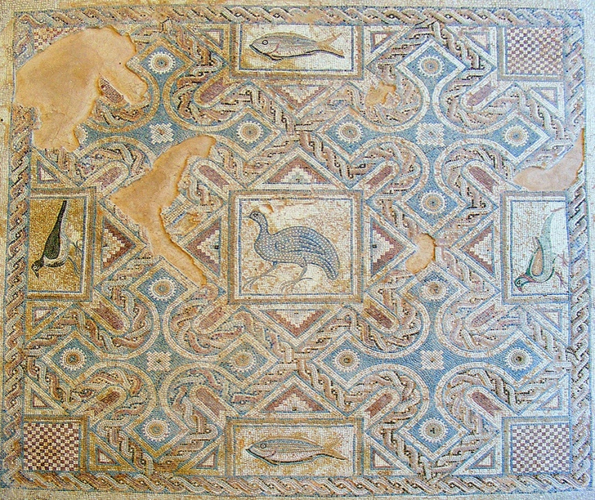 Мозаики древнего Куриона: Дом Евстолиоса в античном городе-госудастве на Кипре (Фото): фото 13
