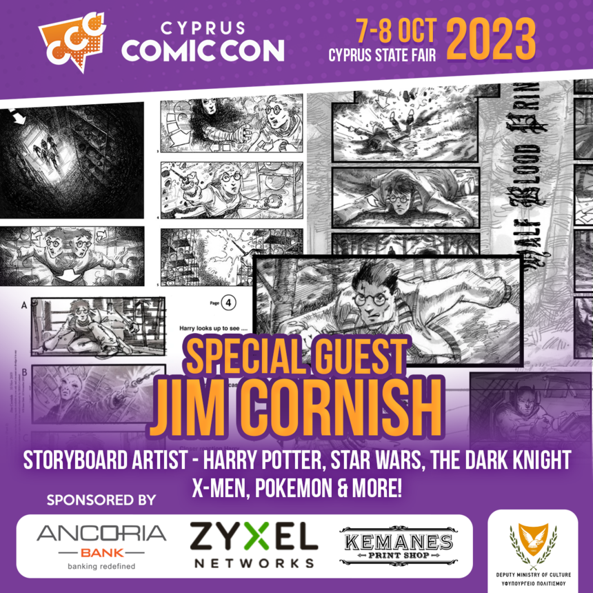 Кипрский Comic Con 2023 посетит художник-раскадровщик фильма о Гарри Поттере Джим Корниш: фото 2