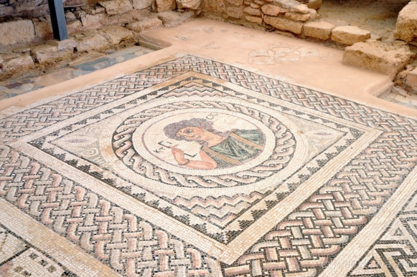 Мозаики древнего Куриона: Дом Евстолиоса в античном городе-госудастве на Кипре (Фото): фото 11