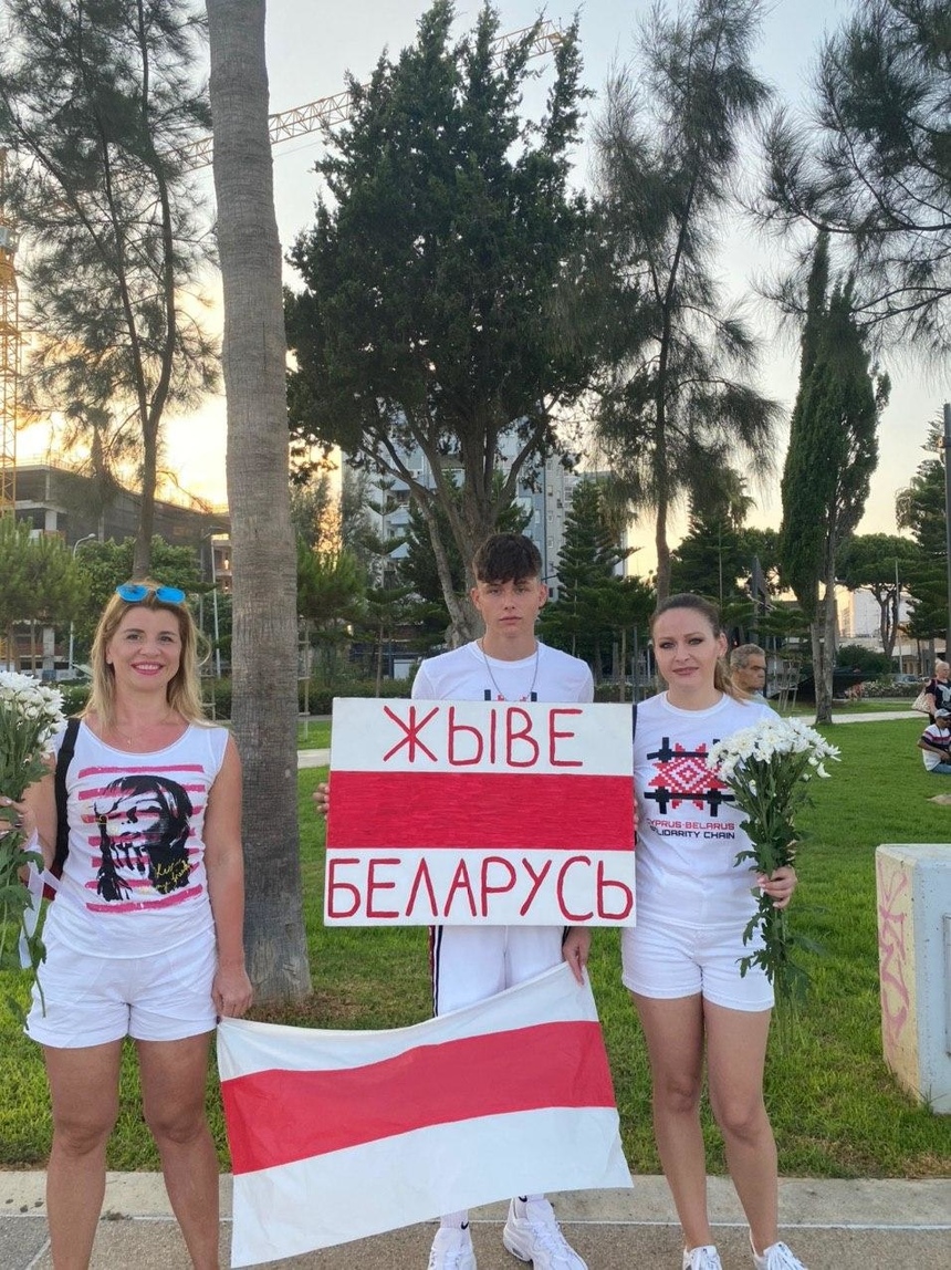 На Кипре прошли акции солидарности с жителями Беларуси: фото 49