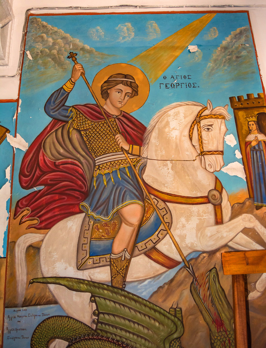 Церковь Святого Георгия в деревне Ахелия на Кипре: фото 59