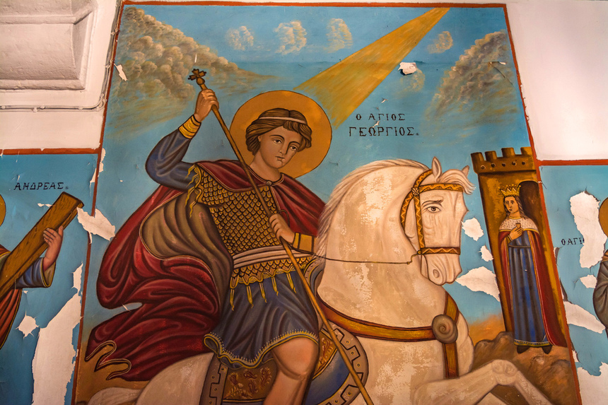 Церковь Святого Георгия в деревне Ахелия на Кипре: фото 36