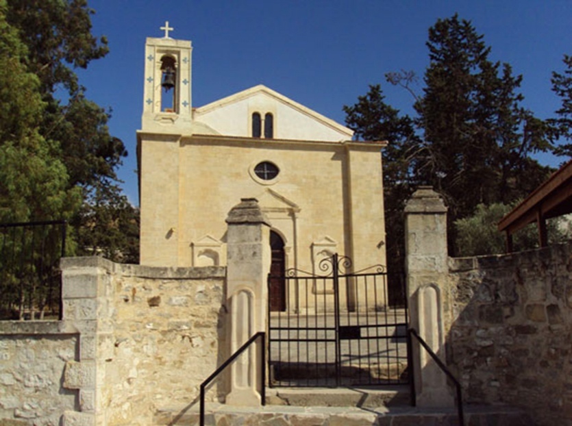 Церковь Святого Георгия в деревне Келокедара, Кипр.