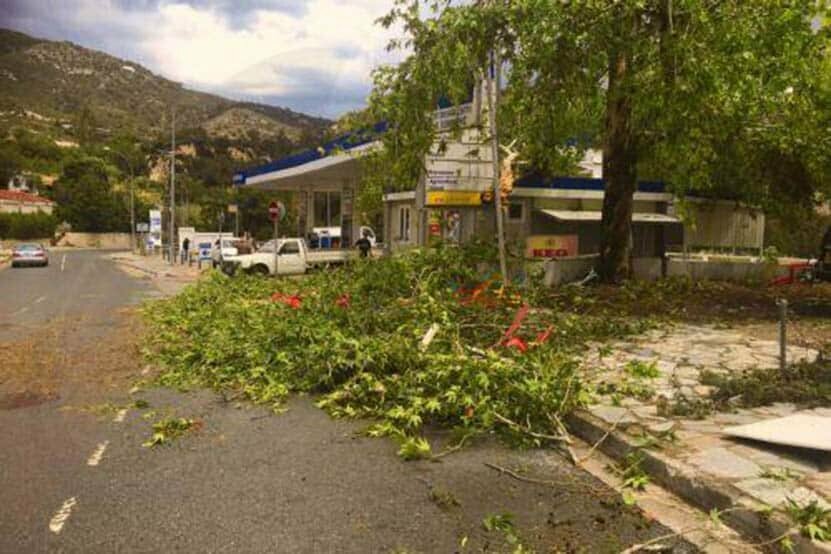 Торнадо и суровая погода вызвали перебои с электричеством на Кипре: фото 2
