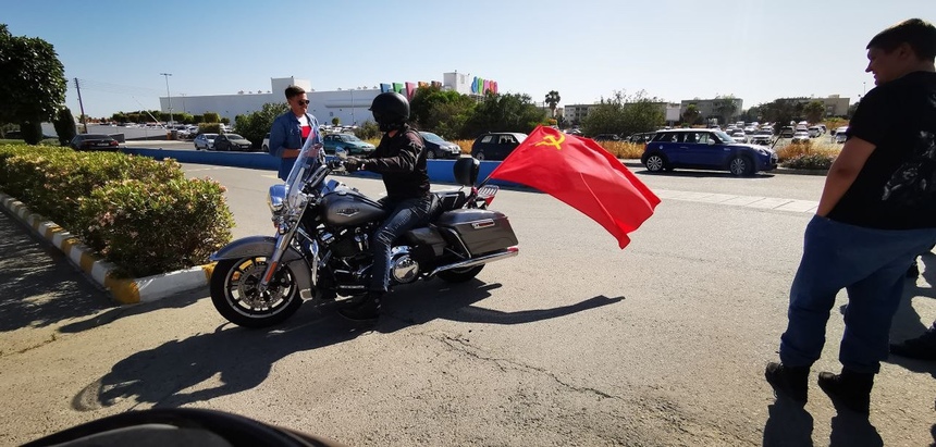 На Кипре прошел мотопробег, посвящённый 75-летию Великой Победы: фото 10