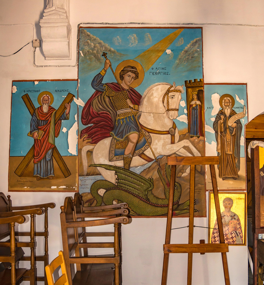 Церковь Святого Георгия в деревне Ахелия на Кипре: фото 53