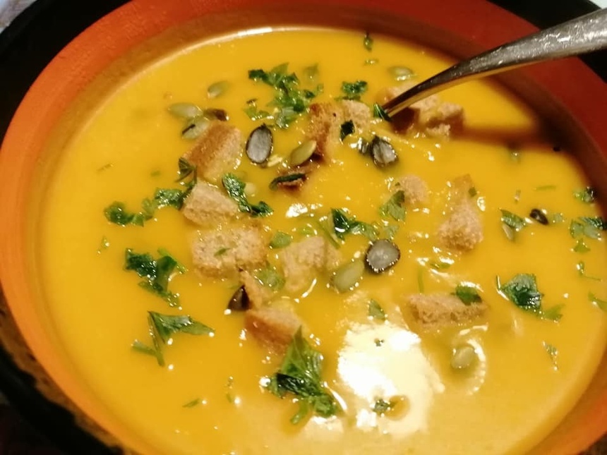 Осенняя палитра вкусов: бархатистый тыквенный суп: фото 7